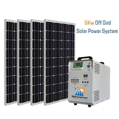 corredo del pannello solare dell'energia rinnovabile dei corredi della casa di energia solare 6000W