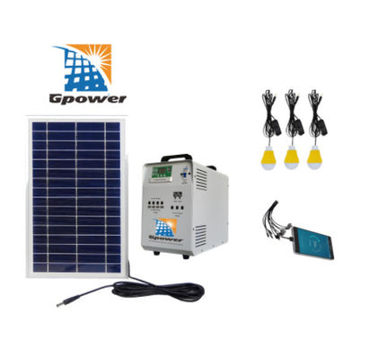 Pannello solare portatile Kit Solar Home Lighting System di efficienza di TUV 95%
