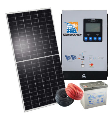 Sistema solare ibrido dell'invertitore di GPOWER 5KW con la Banca della batteria